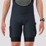2025 Men's Cargo Bib Short - Midnight Blue
