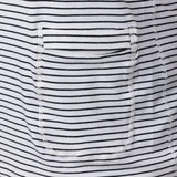 Men's Organic Riding Shirt  - White Stripes