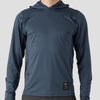 Men's UV Hooded Trail Shirt - Stone Blue