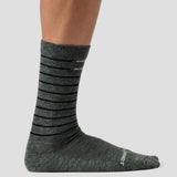 Merino Line Sock - Olive