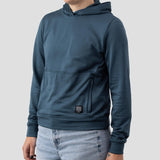Women's Grid Thermal Hooded Pullover - Zephyr