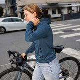 Women's Grid Thermal Hooded Pullover - Zephyr