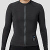 Women's Long Sleeve Micro Grid Jersey - Charcoal