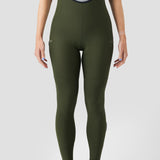 Women's Lightweight Droptail Cargo Bib Tight - Olive