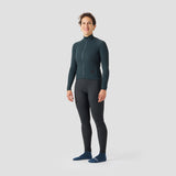 Women's Waffle Grid Thermal Jersey - Hella Blue