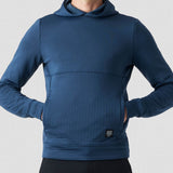 Men's Power Air Hooded Pullover - Stone Blue (cosmetic blem)