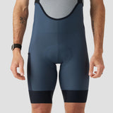Men's Work Bib Short - Stone Blue