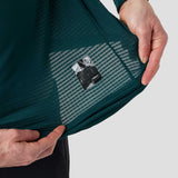 Men's Micro Grid Gravel Sweater - Dark Teal