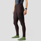 2024 Women's Thermal Droptail Cargo Bib Tight - Midnight Plum