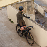 Women's  Droptail Thermal Cargo Bib Short - Black